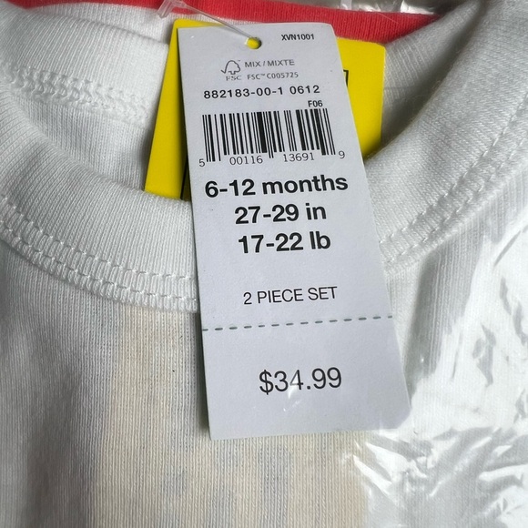 BabyGap Pajama Disney Mickey Mouse 100 Organic Cotton Set 6 12 months girl boy - Picture 4 of 4